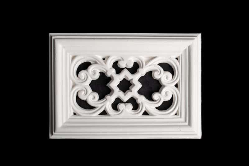 V66 Ornate Plaster Wall Vent