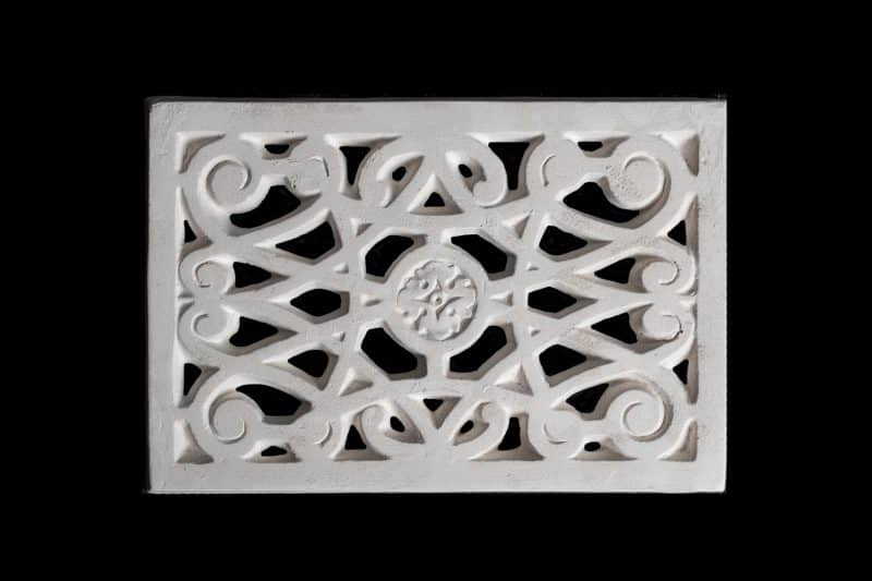 V84 Victorian Scalloped Large Wall Vent