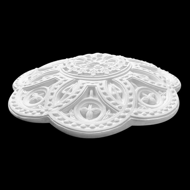 R371S Beaded Wheel Ceiling Rose Solid - Image 3