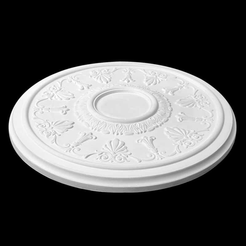 R163S Placor Bold Fleur de Lys Ceiling Rose Solid - Image 3