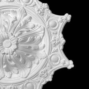 R287S Large Texas Badge Ceiling Rose Solid - Image 2