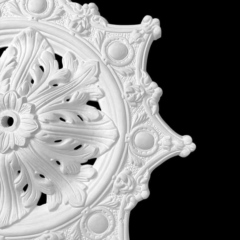 R287V Large Texas Badge Ceiling Rose Vented - Image 3