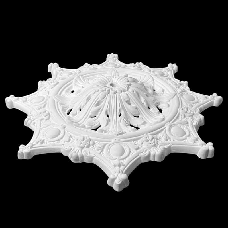 R287V Large Texas Badge Ceiling Rose Vented - Image 2