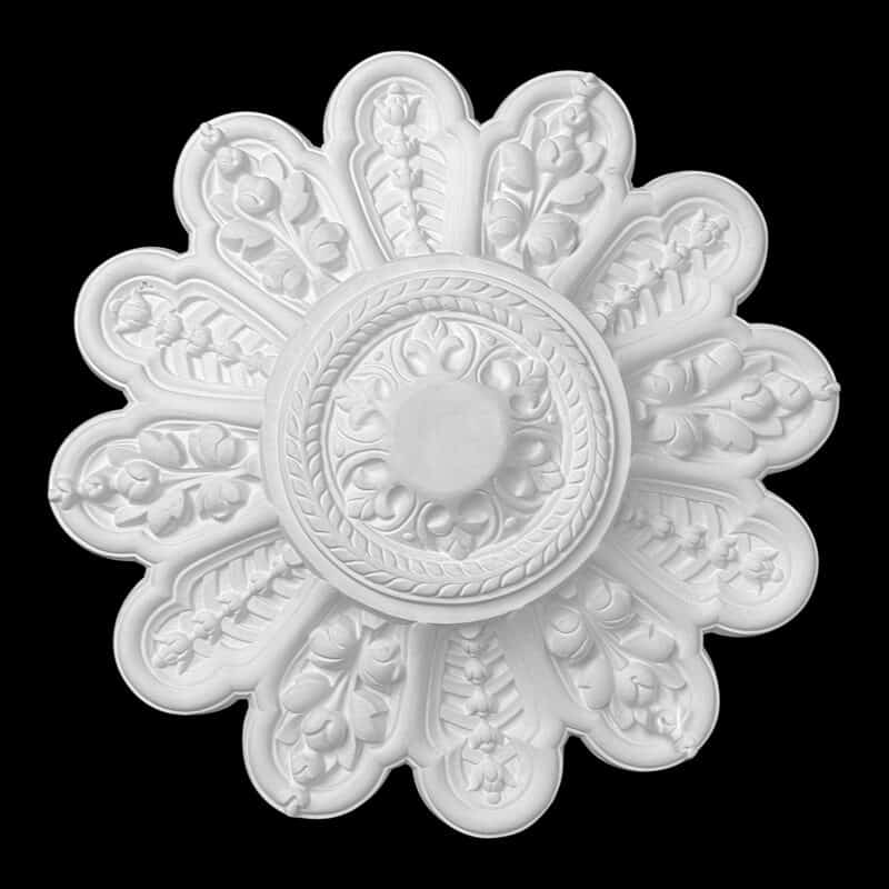 R350S Queen Adelaide Centre Ceiling Rose Solid