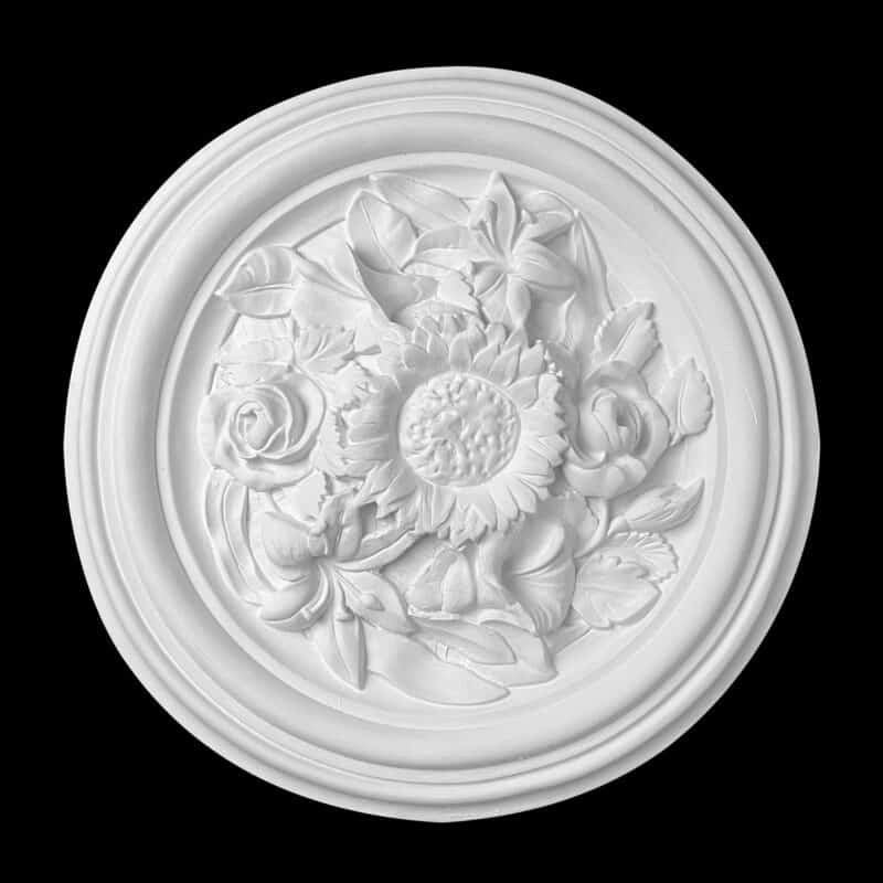 R360S Sunflower, Rose and Orchid Ceiling Rose Solid