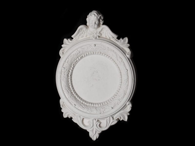 MF13 Round Cherub Mirror Frame