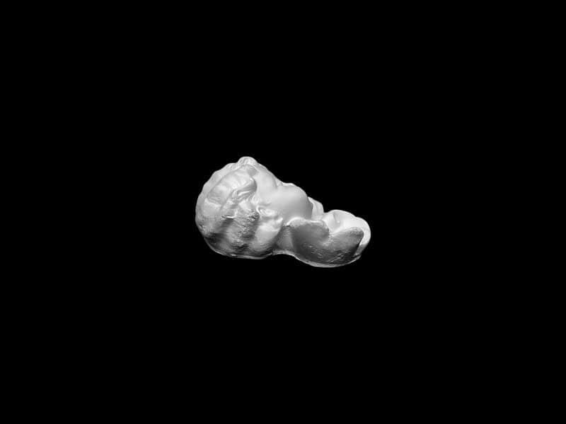 OR04 Small Cherub Face with Eyes Closed - Image 3