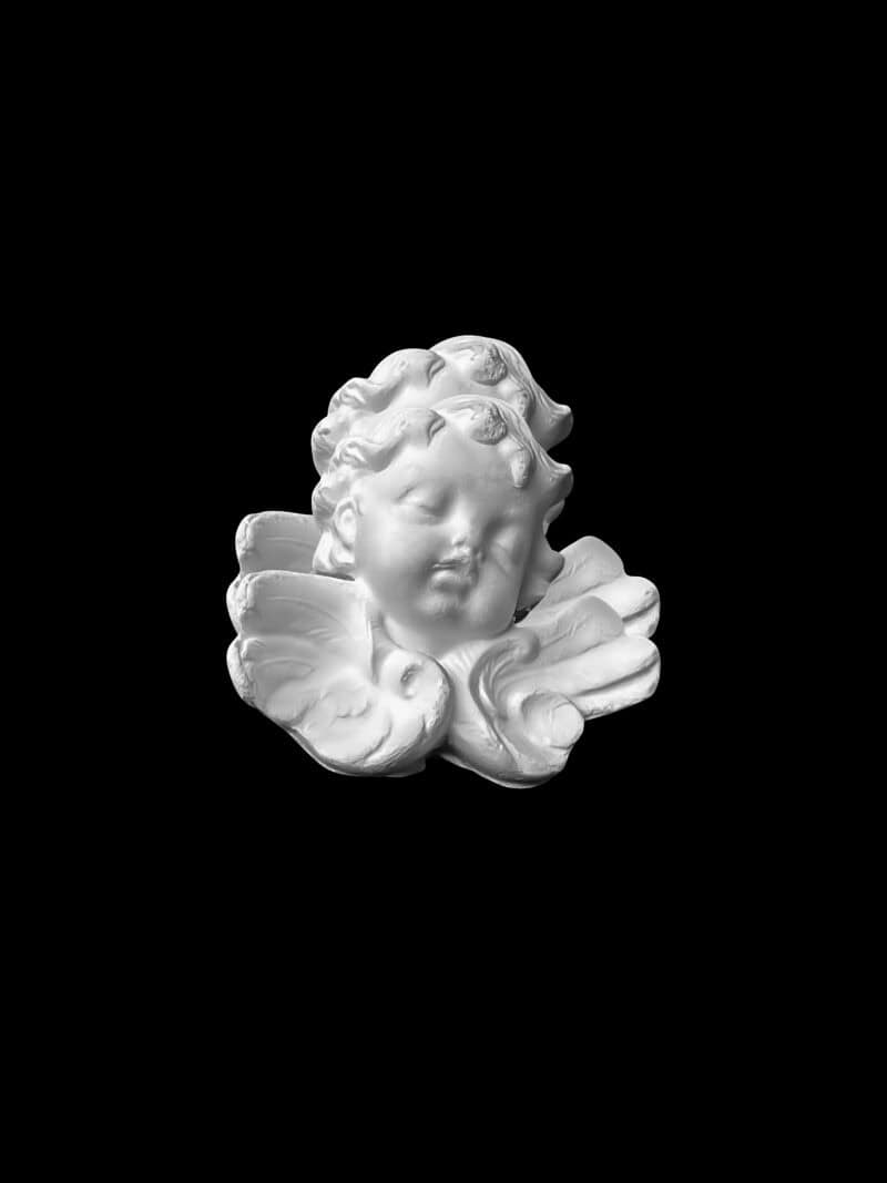 OR04 Small Cherub Face with Eyes Closed - Image 2