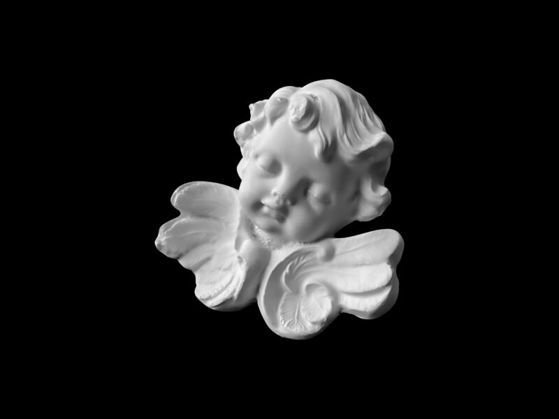 OR05 Cherub's Face with Eyes Open