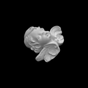 OR08 Large Cherub's Face with Eyes Closed - Image 2