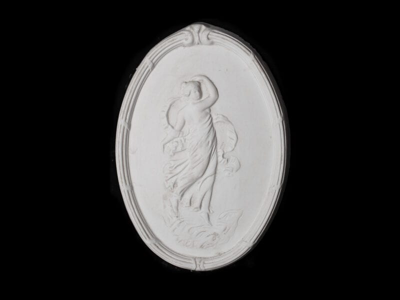 WP03 Framed Dancing Lady Wall Plaque Solid