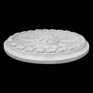 RCH-118S Fluted Ribbon Oval Ceiling Rose - Image 4