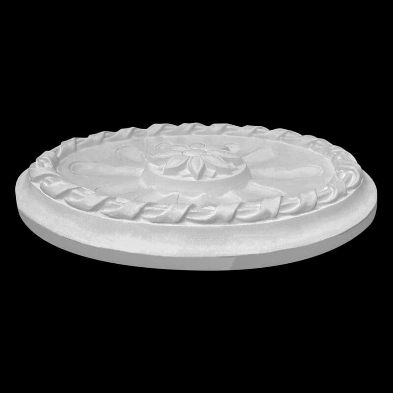 RCH-118S Fluted Ribbon Oval Ceiling Rose - Image 4