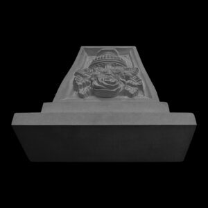 Rosepot Keystone with Square Cap in Cement - Image 5