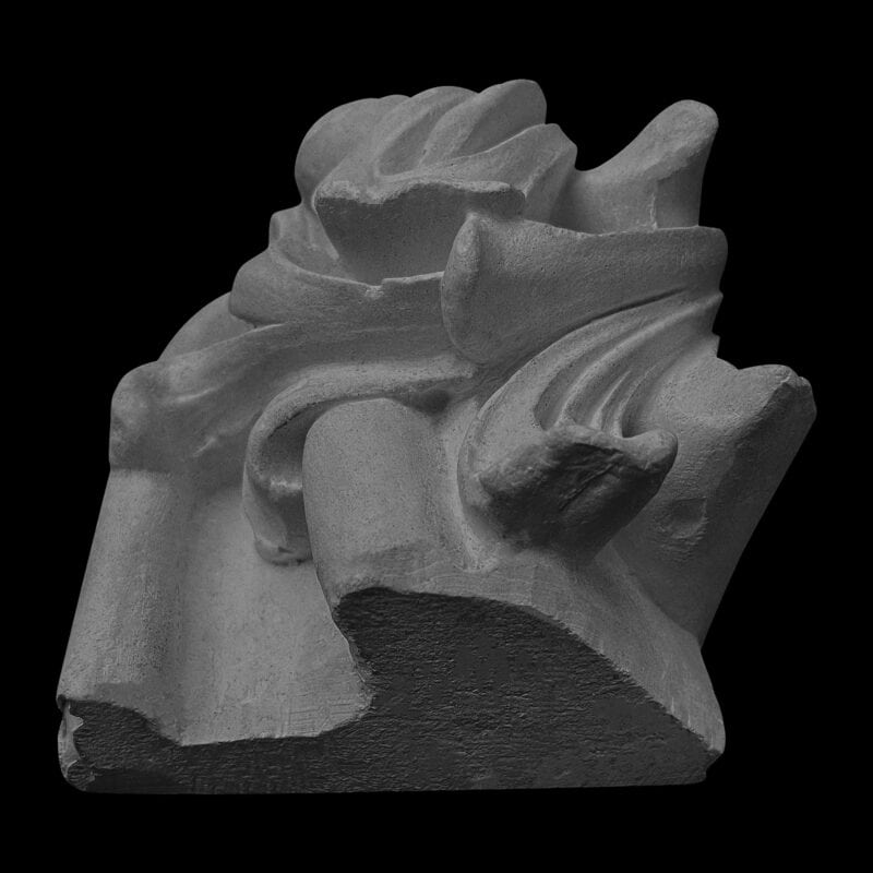 T06 PAIR CEMENT Swirly Left and Right Truss - Image 7