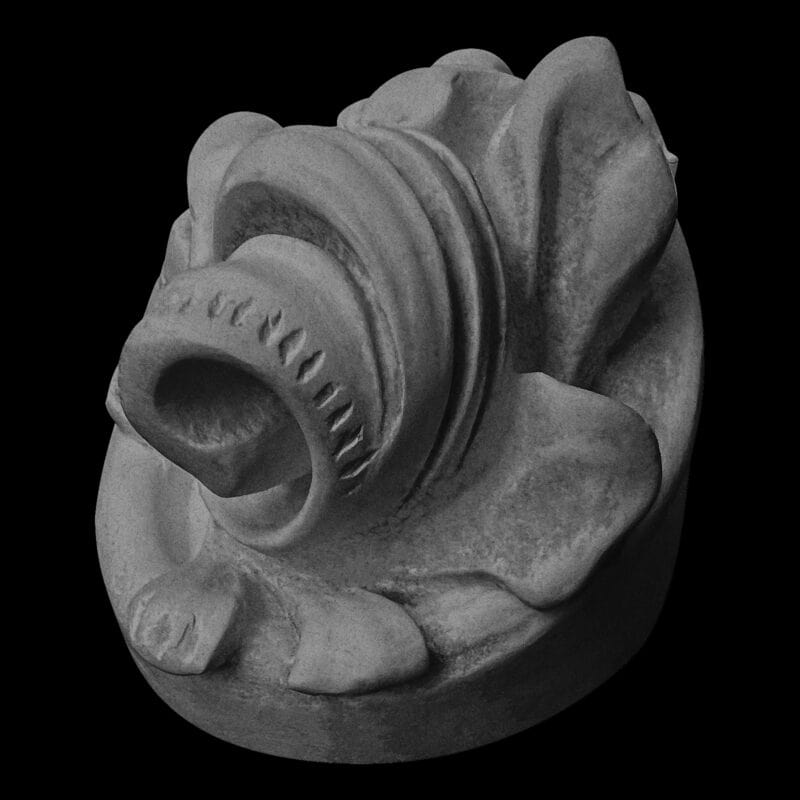 T06 PAIR CEMENT Swirly Left and Right Truss - Image 3