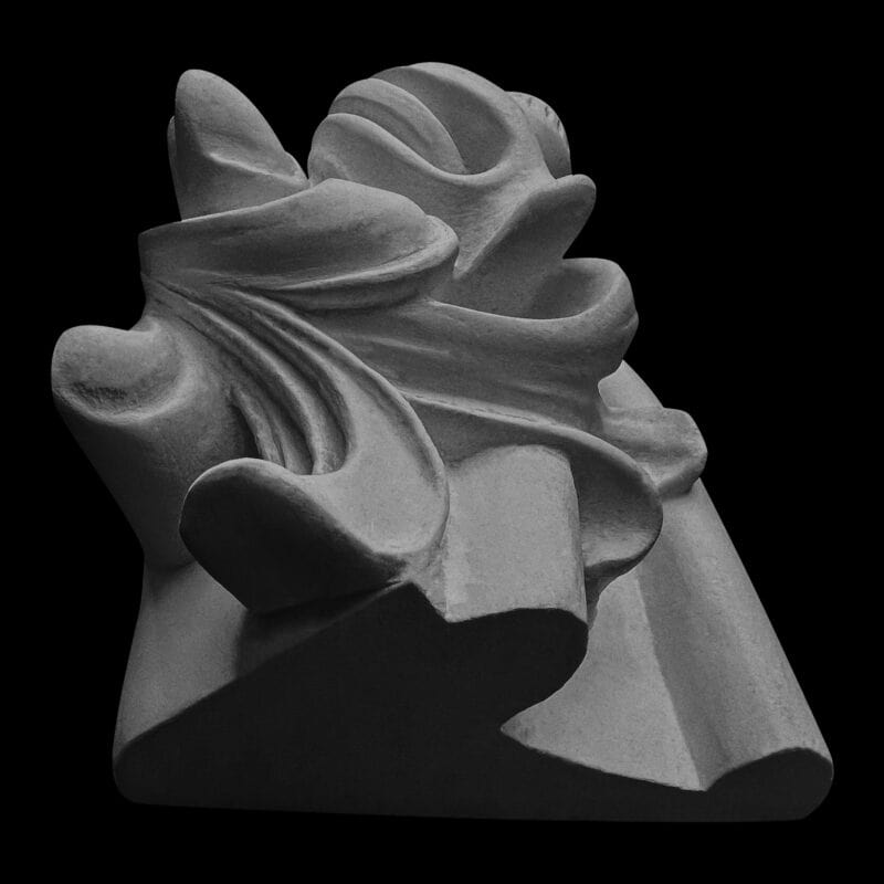 T06 PAIR CEMENT Swirly Left and Right Truss - Image 4