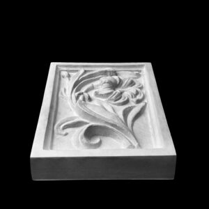 K36 CEMENT Tiger Lilly Large Keystone in Cement - Image 2