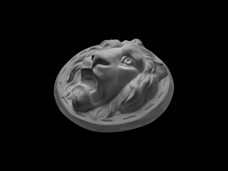 OM05 CEMENT TW Inghams Lion's Head with Slotted Frame - Image 2