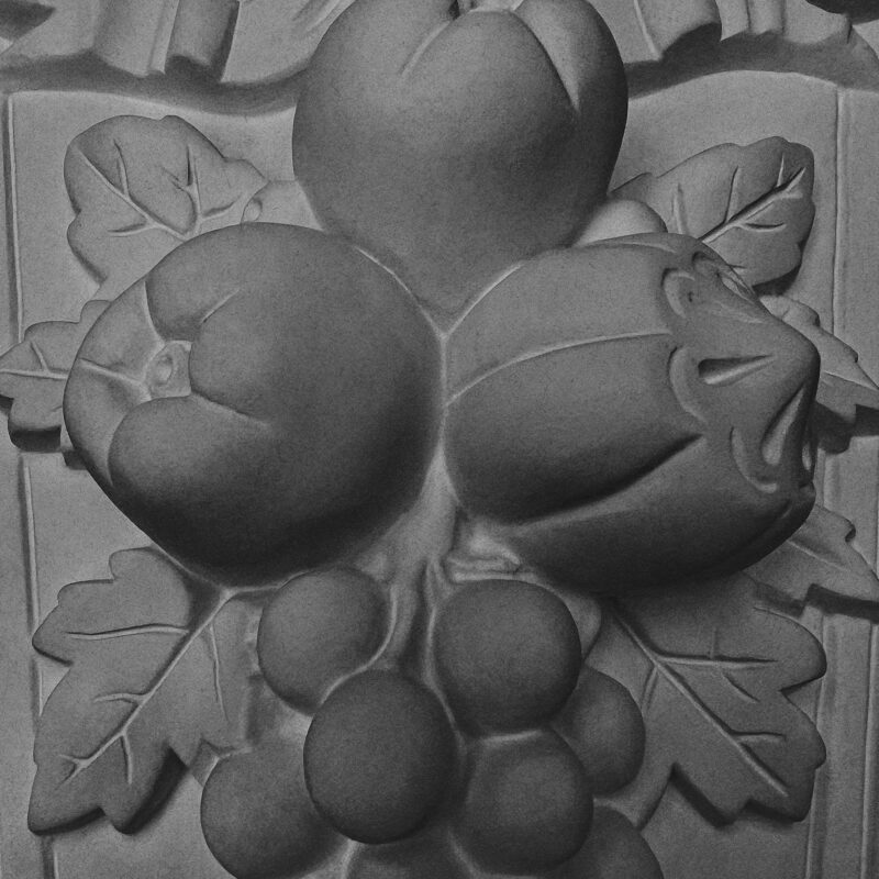 CCT-27 / T36 CEMENT Fruit Truss with Cap in Cement - Image 3
