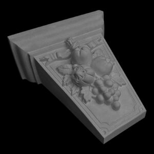 CCT-27 / T36 CEMENT Fruit Truss with Cap in Cement - Image 4