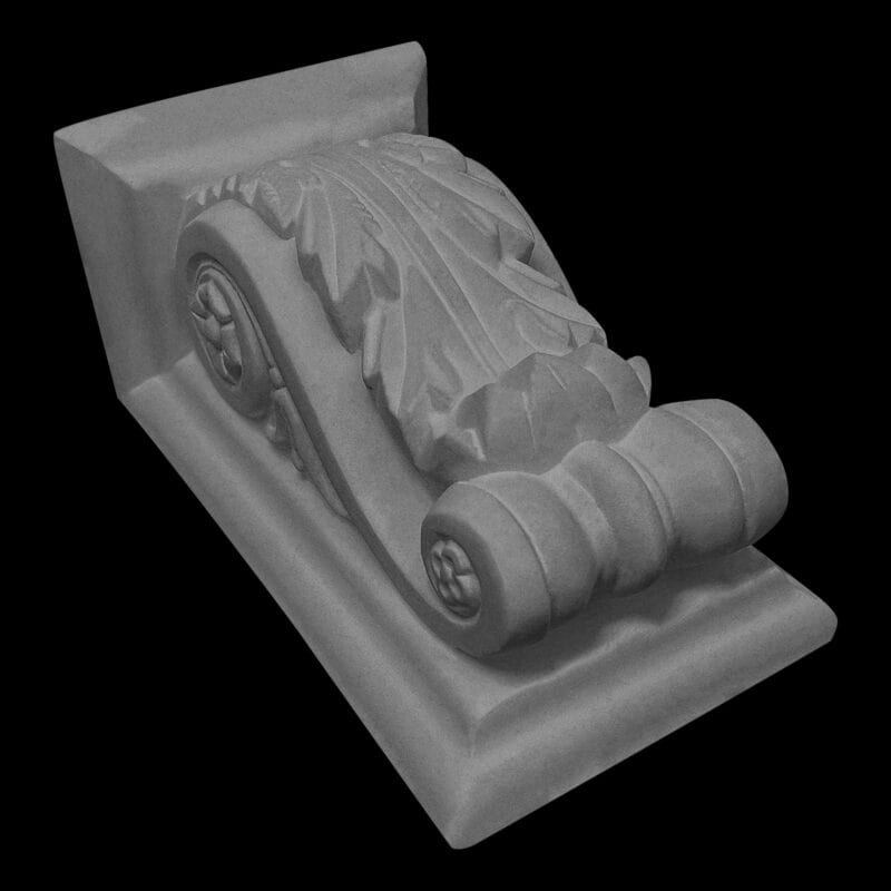 CCT-03 / T25 CEMENT Right Angled Leaf Truss with Cap in Cement - Image 3