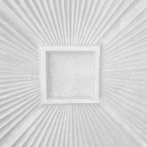 RCH-27S M and W Fluted Art Deco Ceiling Rose - Image 3