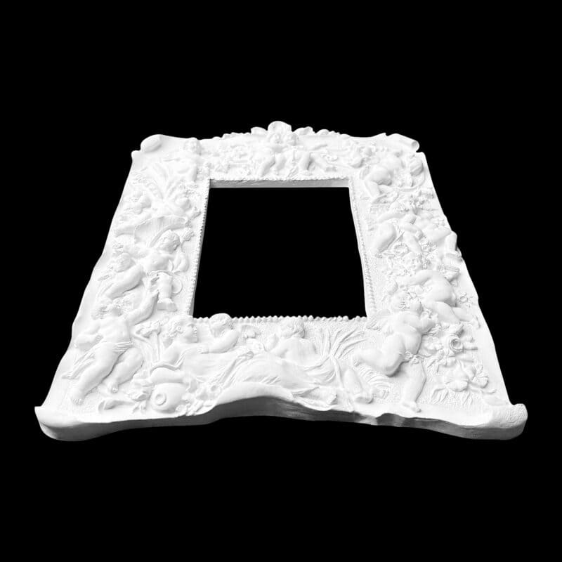 MF01 Multiple Cherubs Decorative Rectangular Mirror Frame - Image 2