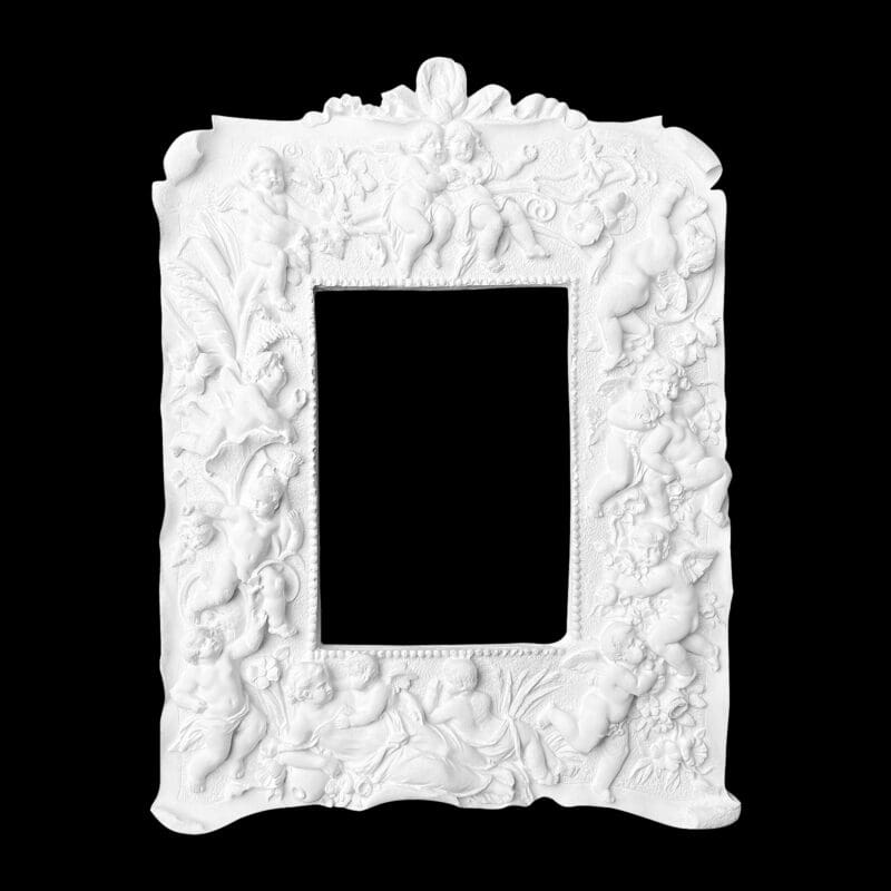 MF01 Multiple Cherubs Decorative Rectangular Mirror Frame