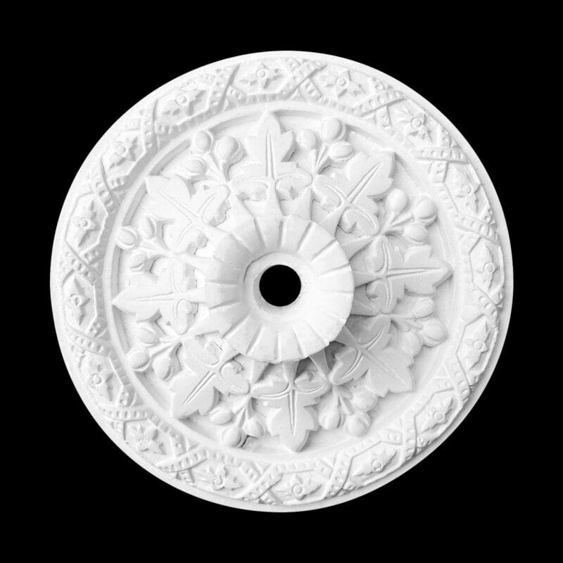 R424S Old Melbourne Rose Centre Ceiling Rose Solid