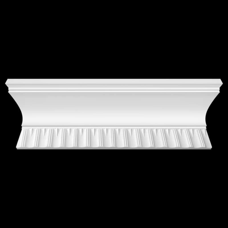 C945 - Speared Fluted Cornice