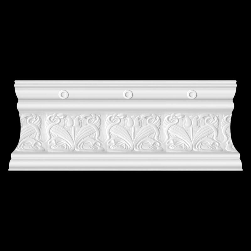 C952 - Fluted Egg And Dart Cornice